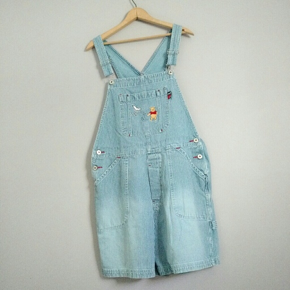 Disney Pants - Disney Winnie the Pooh Anchor Away Overalls Large